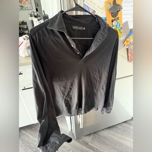 Ralph Lauren Black Quarter Button